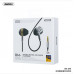 Remax RM-595 Double Moving Coil 3.5mm Earphone Black